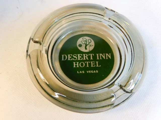 1950’s Wilbur Clark's Desert Inn Hotel Las Vegas Nevada Glass Ashtray