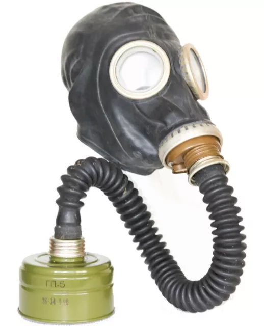 Gas Mask GP-5 with filter BLACK Soviet Russian NEW Vintage FUNY GIFT USSR