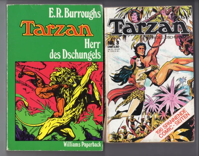 Tarzan Taschenbuch Nr. 3 und Tarzan Herr des Dschungels Roman TB von Williams