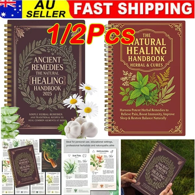 ANCIENT REMEDIES THE NATURAL HEALING HANDBOOK 2025 SPIRAL-BOUND GUIDE ...