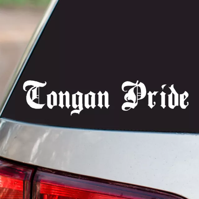 Tongan Pride Vinyl Sticker Country Pride all sizes chrome and regular colors