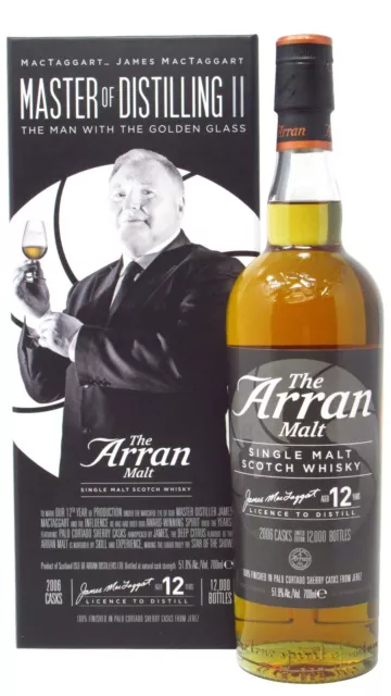 Arran - James MacTaggart Master of Distilling II 12 year old Whisky 70cl