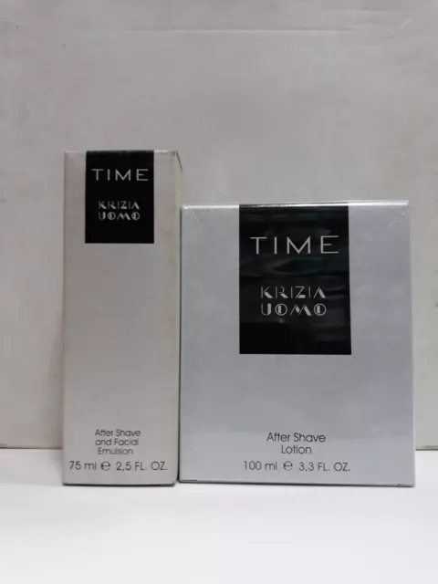 Time Krizia Uomo Aftershave 100 Ml Splash..aftershave Emulsione 75 Ml