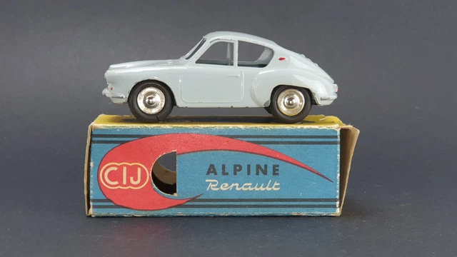 Autocar Renault ADTD Tôle - CIJ - Version 1955 - 23cm - Jouet Ancien