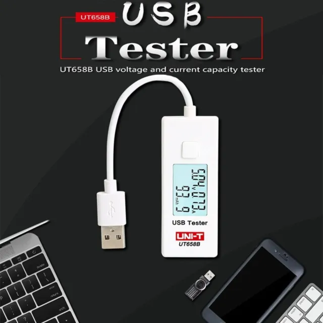 LCD Numérique Moniteur d'énergie Détecteur de courant de tension Testeur USB