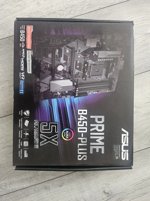 ASUS Prime B450M-A II Scheda madre AMD AM4 (Ryzen 5000, Ryzen Micro ATX (128 GB DDR4, 4400 O.C.), NVMe, HDMI 2.0b/DVI/D-Sub, USB 3.2 Gen 2, BIOS Flashback e Aura Sync
