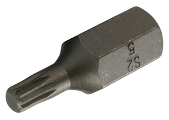 SW-Stahl Schraubendrehbit, 3/8", Innenvielzahn, M5 05320L