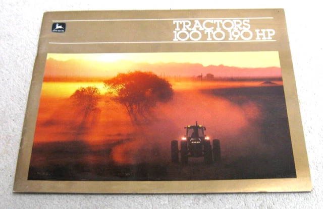 1982 John Deere 100 -190 Hp Tractor Brochure 4850 4650 4450 4250 4050
