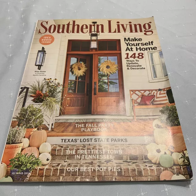 SOUTHERN LIVING MAGAZINE October 2022 Oct Idea house issue recipies new