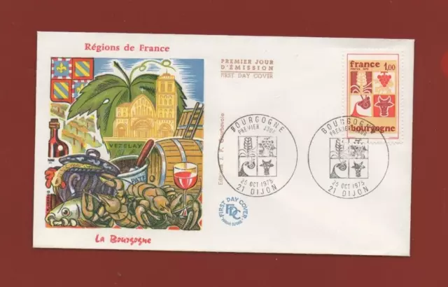 FDC 1975 - Régions de France - L'AUVERGNE