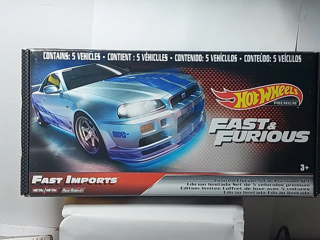 Coffret Hot Wheels Fast & Furious Fast Imports Série 5/5 2020 - 1/64, Multicolore, Neuf, Collection