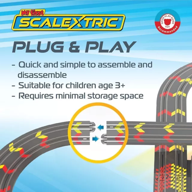 My First Scalextric G1154M Battery Powered Slot Car Race Set - Analogue 3