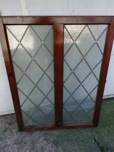 Fenster Element Bleiverglasung Gaststätte Brauerei Glas Vintage Kneipe