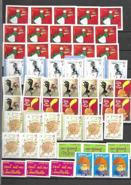 lot de 97 timbres de 20gr  - NEUFS  pour affranchissement  (bonne faciale)
