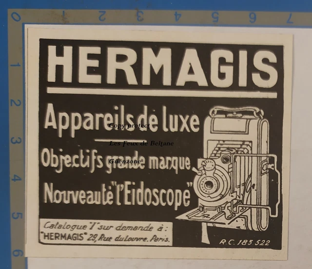 HERMAGIS LUXURY CAMERA EIDOSCOPE advertisement 1929