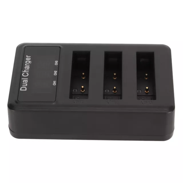 USB Camera Battery Charger Triple Battery Charger With Power Display For NP FBM