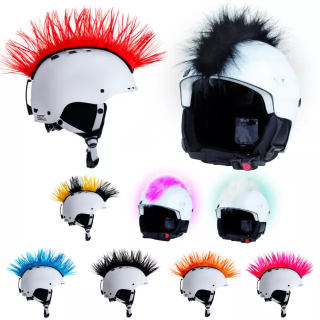 Crazy Ears Helm-Accessoires Irokese Mohawk Ski Snowboard Motorrad Helmaufsatz