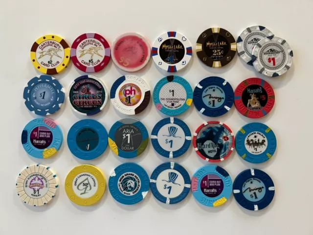 casino chip NV, MN, WA $1 ~ $5 casino chip NV, MN, WA $1 ~ $5