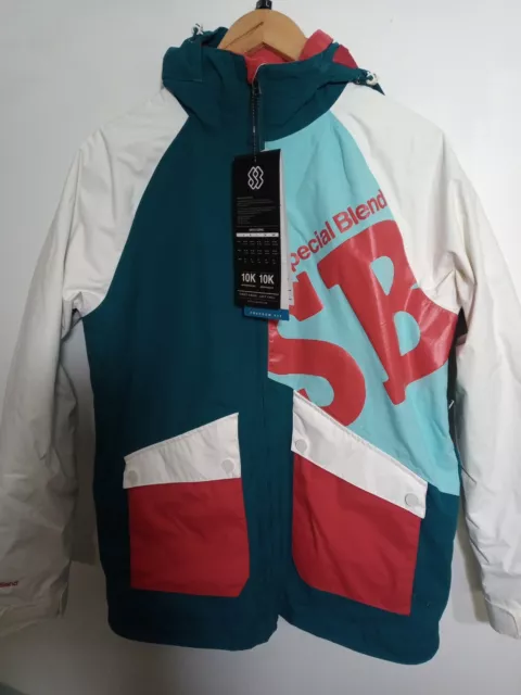 SPECIAL BLEND MEN 10k Snowboard Jacket Ski Snowboard Blue UK Size Medium 39.95 PicClick UK