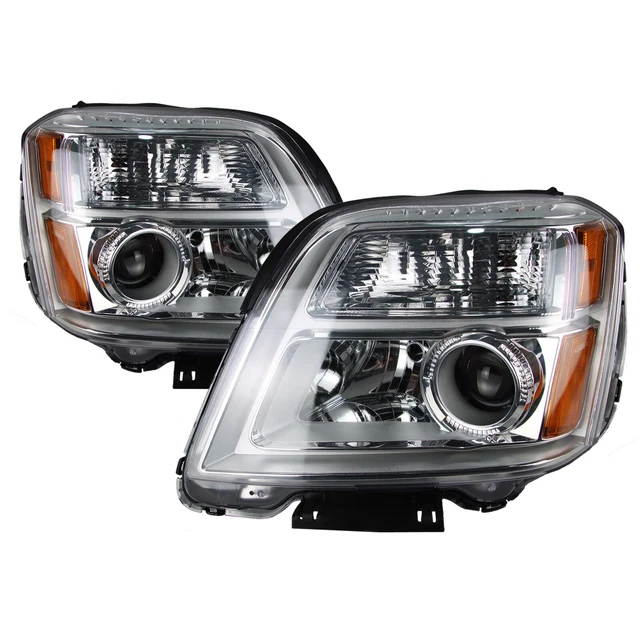 HEADLIGHT ASSEMBLY FOR 20102015 GMC Terrain,Clear Lens, 1 Pair