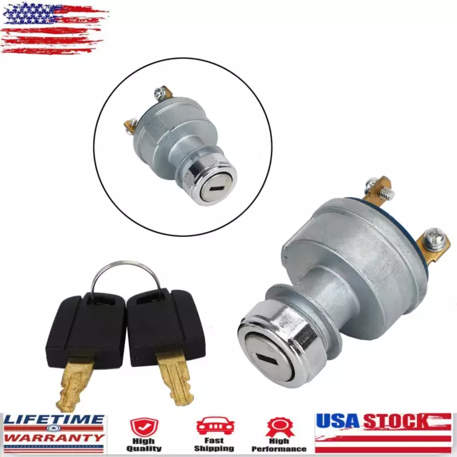 Starter Ignition Switch For Caterpillar 9G7641 9G-7641 With 2 Keys YU