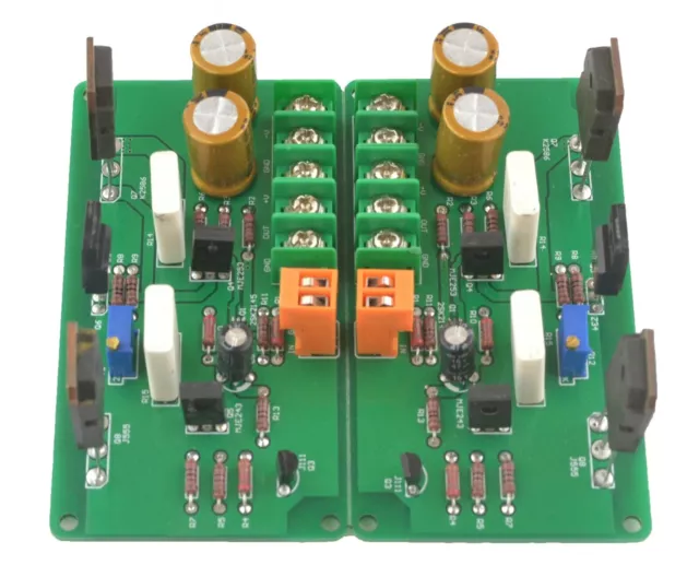 Assembled A30 Pure Class A high-current FET amplifier board (2 channle) 30W+30W