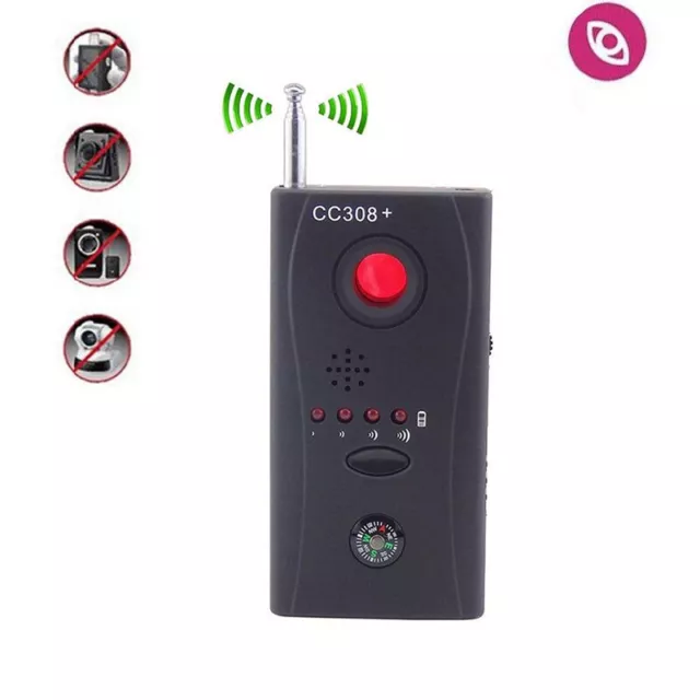 5-Mode Anti-Spy Device Camera Laser Lens GSM Finder CC308 RF Signal Bug Detector