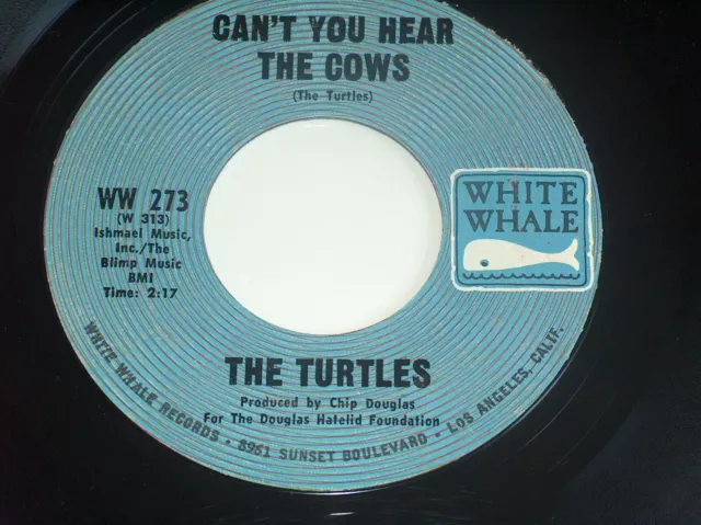 45 RPM The Turtles Rock And Roll Story Can T'Entendre Vaches Blanc Whale Record