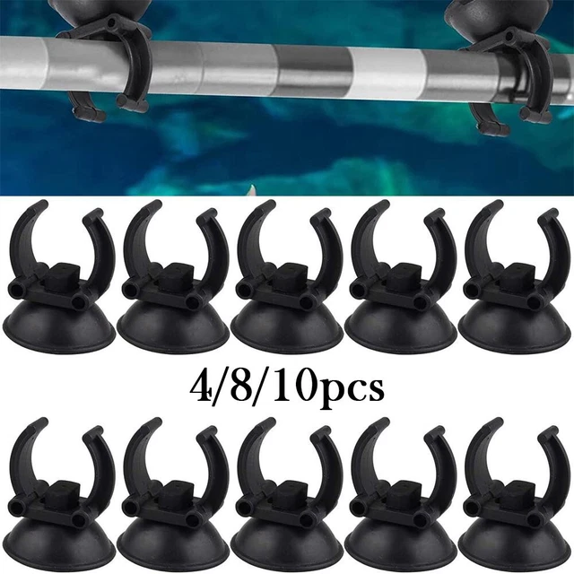 4/8/10x Aquarium Fish Tank Suction Cups Sucker Clips Holder for Heater Pump Tube