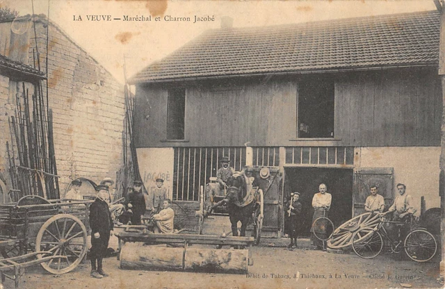 Cpa 51 La Widuve Marechal Et Charron Jacobe