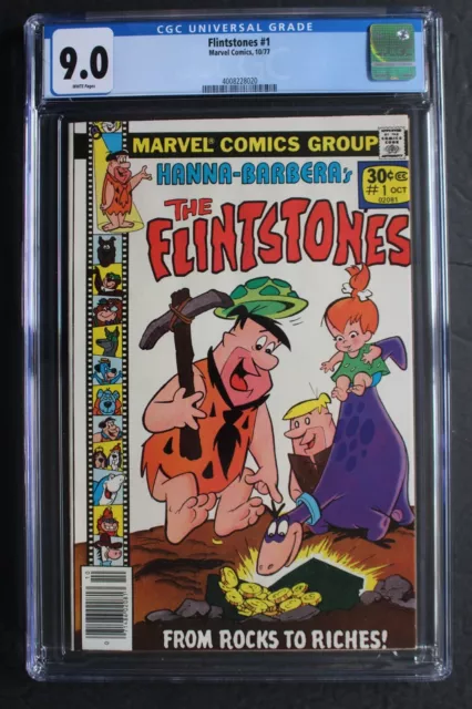 FLINTSTONES #1 1st Marvel appearances Hanna-Barbera TV 1977 Yogi Bear CGC 9.0