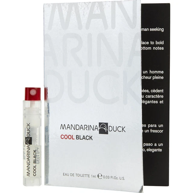 Mandarina Duck Cool Black by Mandarina Duck Edt Spray Vial On Card BRANDED