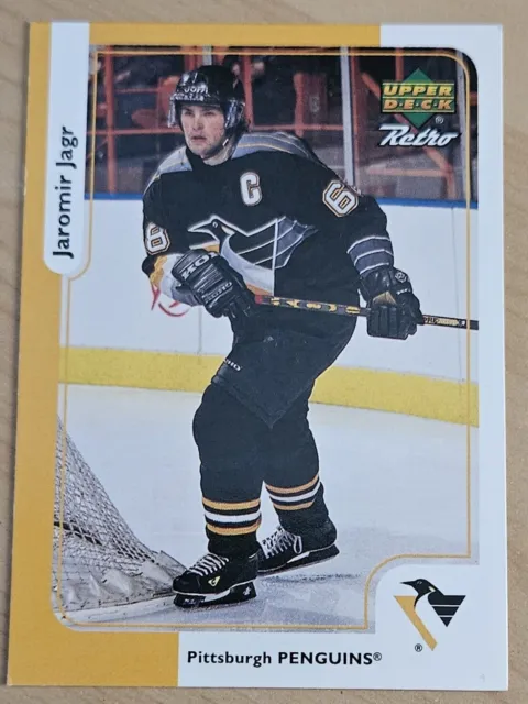 JAGR JAROMIR PITTSBURGH PENGUINS 1999 RETRO McDonalds Hockey Card #McD-6