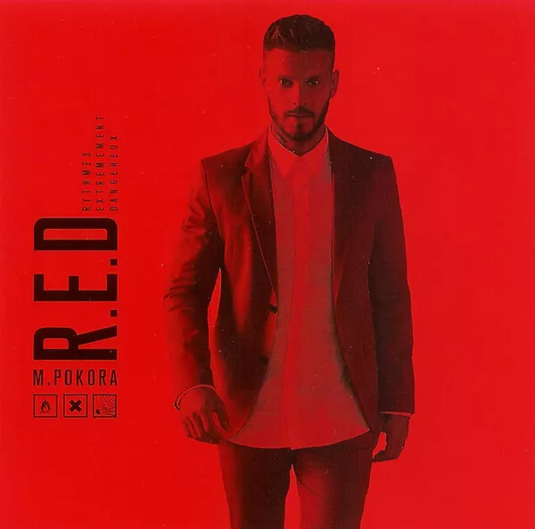 Coffret Box Set Cd Album+Dvd M.pokora R.e.d Edition Limitee Collector Comme Neuf