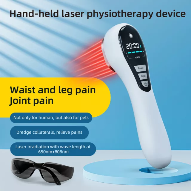 New Medical Grade Cold Laser Therapy Device for Pain Relief, FDA cleared, pulse