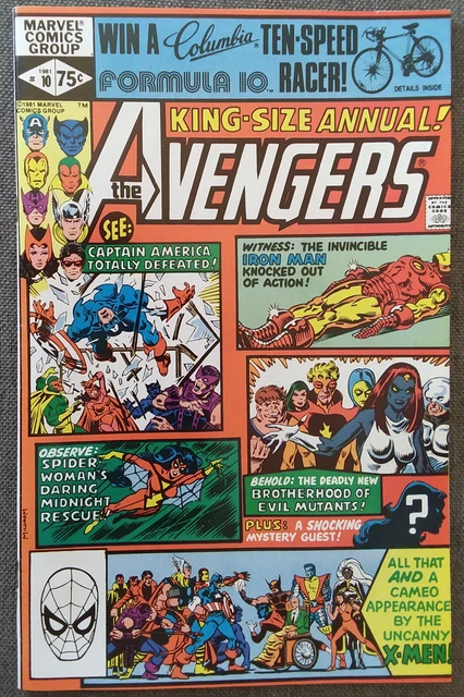 Avengers Annual #10 (1981, Marvel) VF/NM 1st Rogue