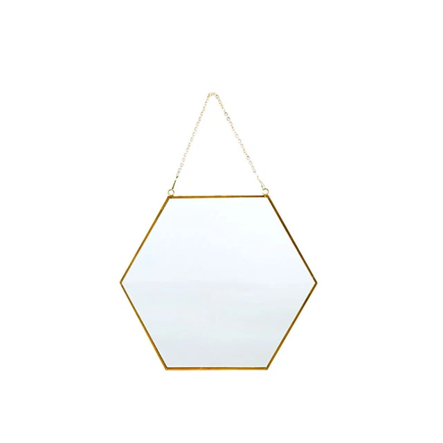 Hexagon Mirrors Mirror Magnification Tile Trim Mirroraid Vanity Mirror