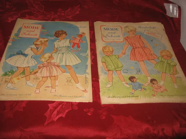 Mode und Schnitt Kinderheft  1961 /62 Zeitschrift    Selten!!