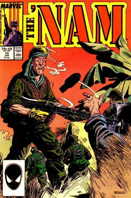 The 'Nam #14 - Jan 1988 Marvel Comics, Newsstand Vf 8.0 Cgc It!