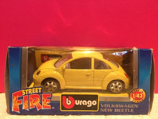 Volkswagen New Beetle 1/43 - Bburago Burago - Promo Kiss Cool - Modèle Très Rare (Neuf)