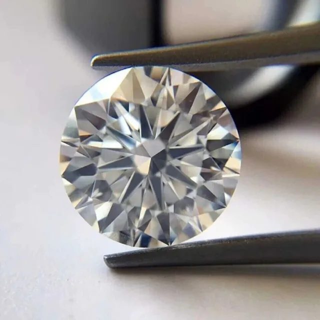 Lab-Grown 0.90Ct CVD Diamond 6.50 mm Round D, Clarity FL,Certified Loose Diamond