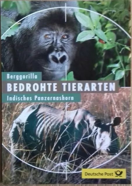 ETB Bundesrepublik: Erinnerungsblatt 2001, BEDROHTE TIERARTEN   -b-