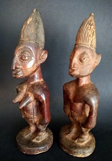 Fine Pair of Yoruba Twins - WEST AFRICA - Early 20th Century