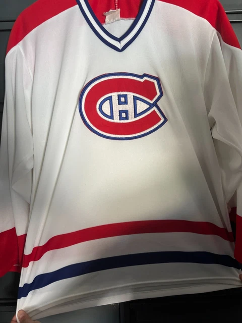 Maillot De Hockey CCM – Vancouver Canucks, Rouge, Taille L, Vintage Années 90
