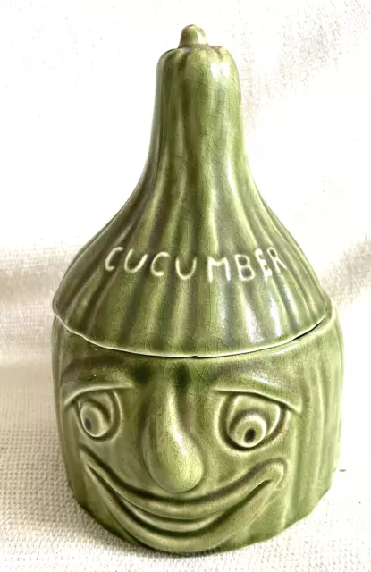 Vintage Sylvac Cucumber Face Pot 4565