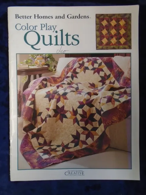Better Homes And Gardens Color Play Quilts - P/B - £3.25 Uk Post