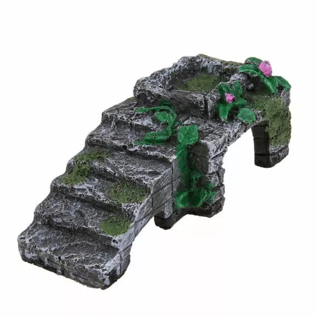 Resin Turtle Reptile Platform Basking Ramp Tank Water Aquatic climb Ornament USA