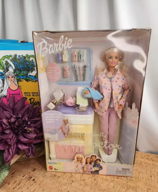 2002 Barbie Happy Family Baby Doctor Doll  Mattel #56726