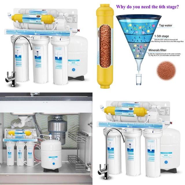 Filtro Purificador Agua Ósmosis Inversa 6 Etapas Uv Hogar Filtro Purificador Agua Ósmosis Inversa 6 Etapas Uv Hogar