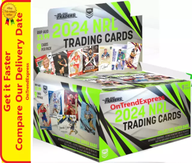 2024 NRL Traders Rugby League TLA Trading Cards Factory Sealed Box 36 Packs NEW